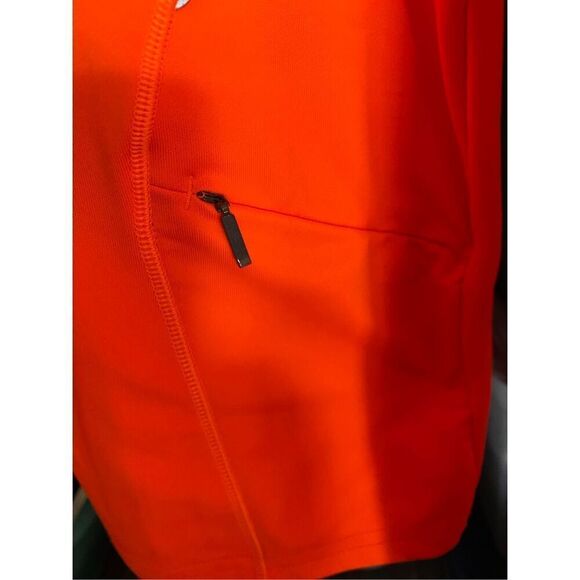 Brooks, women’s orange and black reflective, long sleeve jacket, size medium - Picture 4 of 5